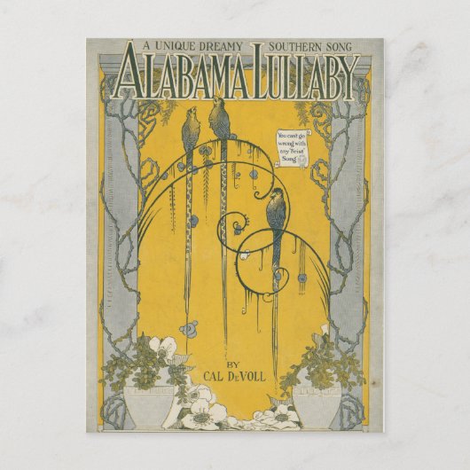 Alabama Lullaby Briefkaart (Voorkant)
