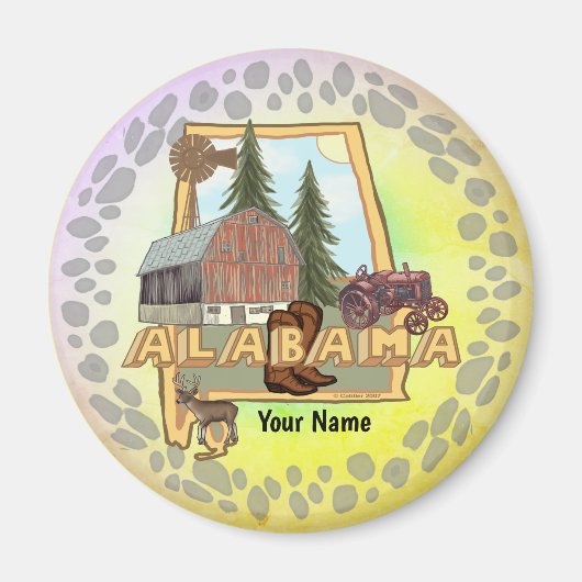 Alabama Magneet (Voorkant)