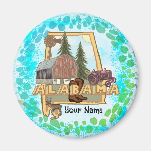 Alabama magnet (Voorkant)