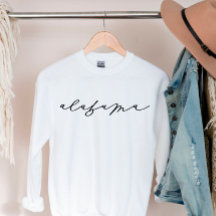 Alabama Manuscript State Women's Sweatshirt