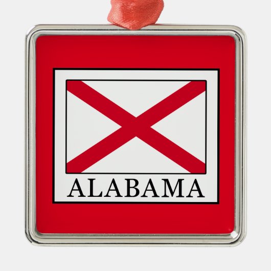 Alabama Metalen Ornament (Voorkant)