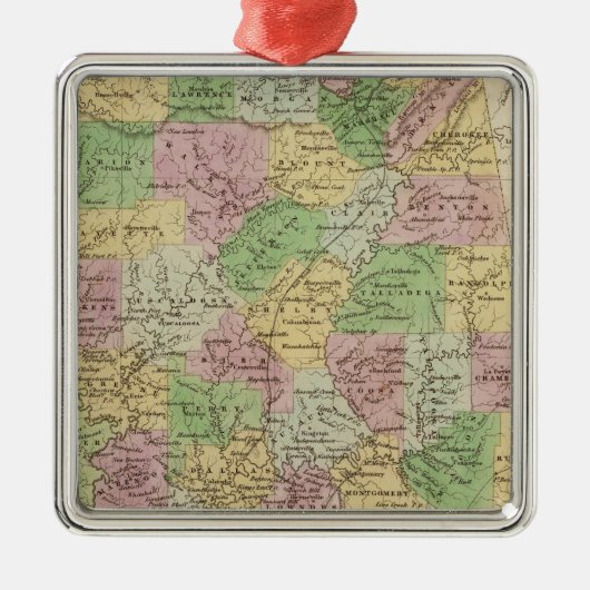 Alabama Metalen Ornament (Voorkant)