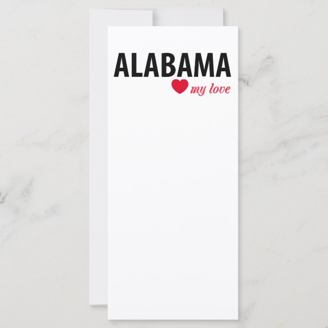 Alabama, mijn liefde (Voorkant)