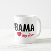 Alabama, mijn liefde koffiemok (Voorkant rechts)