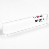 Alabama, mijn liefde naambordje