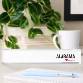 Alabama, mijn liefde naambordje