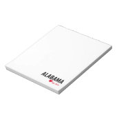Alabama, mijn liefde notitieblok (Linkerzijde)