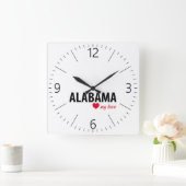 Alabama, mijn liefde vierkante klok (Huis)