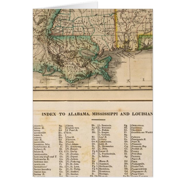 Alabama, Mississippi, Louisiana (Voorkant)