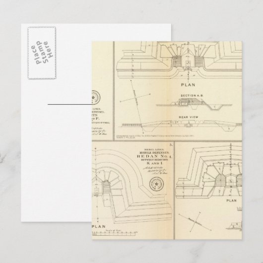 Alabama Mobile-afweer Briefkaart (Voorkant / Achterkant)