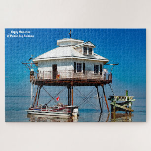 Alabama Mobile Bay Jigzaag Puzzle Legpuzzel