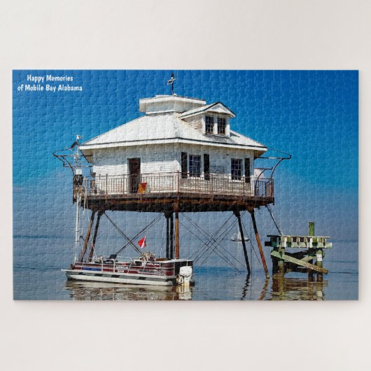 Alabama Mobile Bay Jigzaag Puzzle Legpuzzel (Horizontaal)