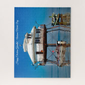 Alabama Mobile Bay Prettig Kerst Opa Legpuzzel (Verticaal)