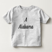 Alabama Monogram Kinder Shirts (Voorkant)