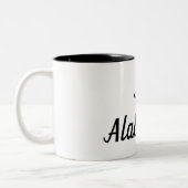 Alabama Monogram Tweekleurige Koffiemok (Links)