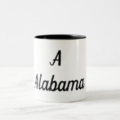 Alabama Monogram Tweekleurige Koffiemok (Center)
