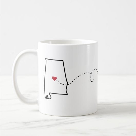 Alabama naar Arizona - Mok van Heart2Heart Coffee (Links)