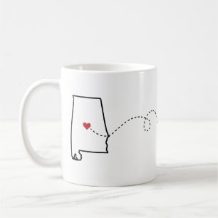Alabama naar Pennsylvania - Heart2Heart Coffee-Mok Koffiemok