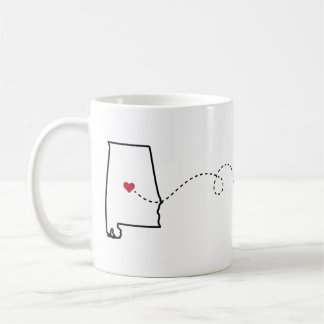 Alabama naar Pennsylvania - Mok van de Coffee Hear
