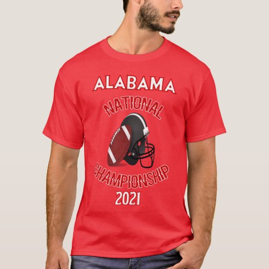 alabama national championship 2021 for men and wom t-shirt (Voorkant)