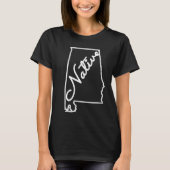 Alabama Native T-shirt (Voorkant)