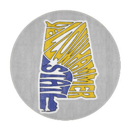Alabama Nickname Word Art Snijplank