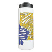 Alabama Nickname Word Art Thermosbeker (Voorkant)