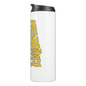 Alabama Nickname Word Art Thermosbeker (Geroteerd rechts)