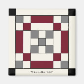 Alabama Nine Patch Magneet (Voorkant)