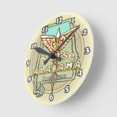 Alabama Nurse Caduceus Ronde Klok (Hoek)
