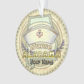 Alabama Nurse Ornament (voorkant)