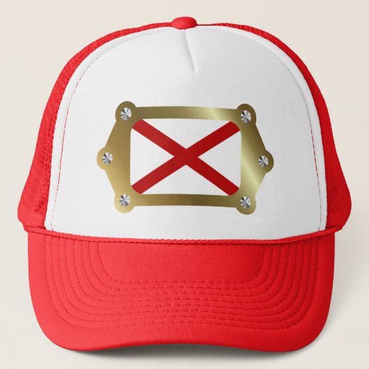 Alabama omlijst Pet van de Vlag (Voorkant)