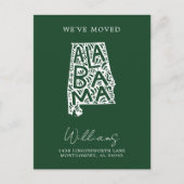 ALABAMA | Onze adreswijziging Briefkaart (Voorkant)