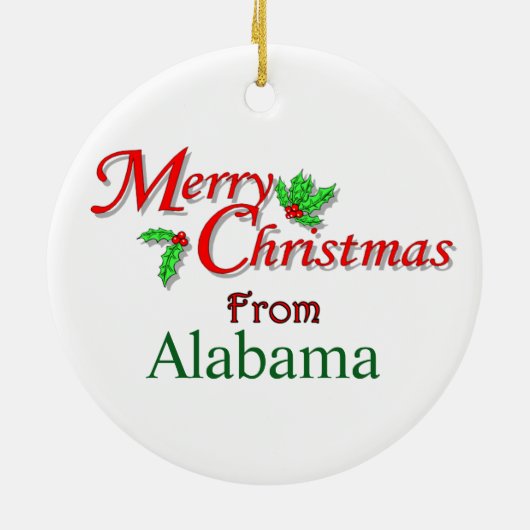 Alabama Ornament kerstboom (Achterkant)