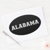 Alabama Ovale Sticker (Envelop)
