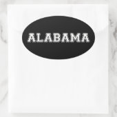 Alabama Ovale Sticker (Tas)