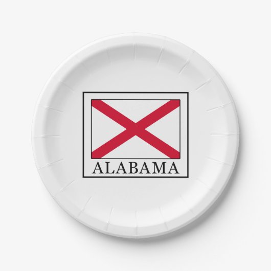 Alabama Papieren Bordje (Voorkant)