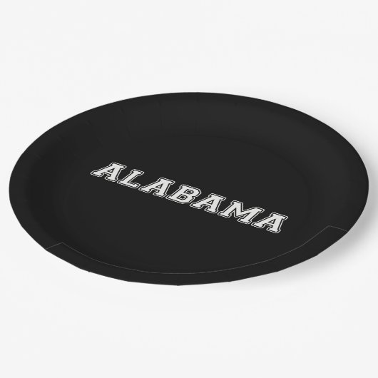 Alabama Papieren Bordje (Gekanteld)