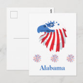 Alabama Patriottisch Briefkaart (Voorkant / Achterkant)