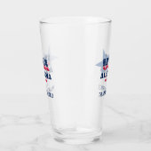 Alabama patriottische trots gepersonaliseerd glas (Rechts)
