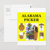 ALABAMA picker Briefkaart (Voorkant / Achterkant)