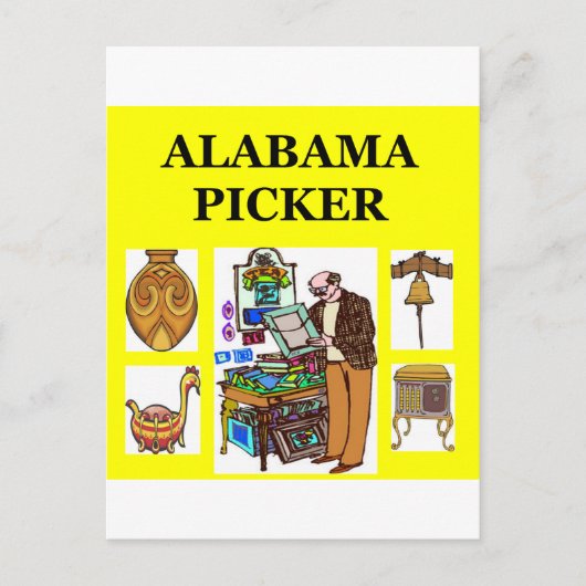 ALABAMA picker Briefkaart (Voorkant)