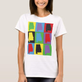 Alabama Pop Art T-shirt (Voorkant)