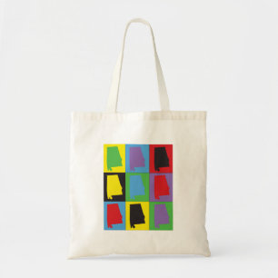 Alabama Pop Art Tote Bag