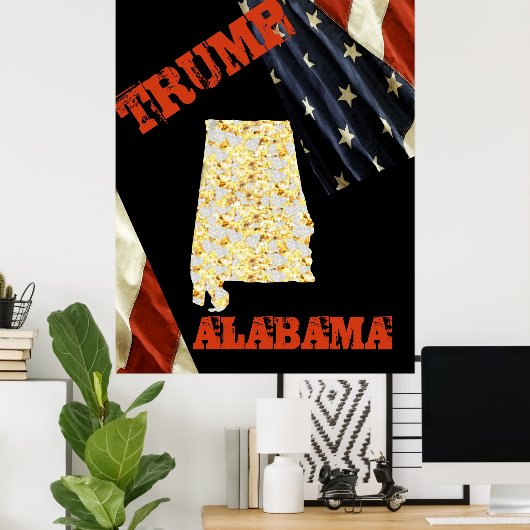 ALABAMA  POSTER (Thuiskantoor)