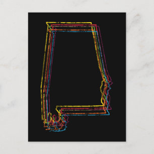 alabama pride blur briefkaart