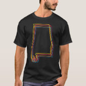 alabama pride blur t-shirt (Voorkant)