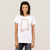 alabama pride blur t-shirt (Voorkant volledig)