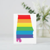 alabama pride . briefkaart (Staand voorkant)