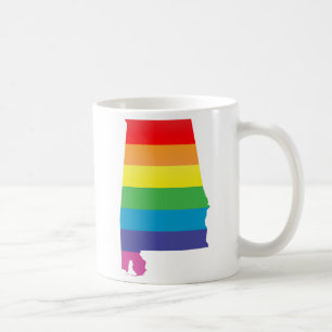 Alabama Pride. Gestreept. Koffiemok